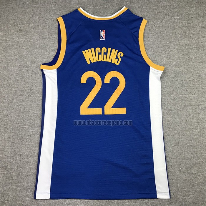 Camiseta Golden State Warriors Andrew Wiggins NO 22 Icon Azul